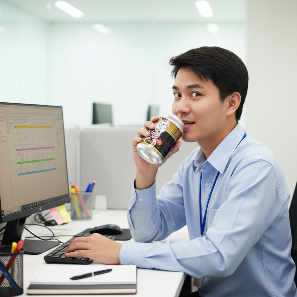 Kopa โกป๊า เครื่องดื่มกาแฟโอเลี้ยงอัดก๊าซ